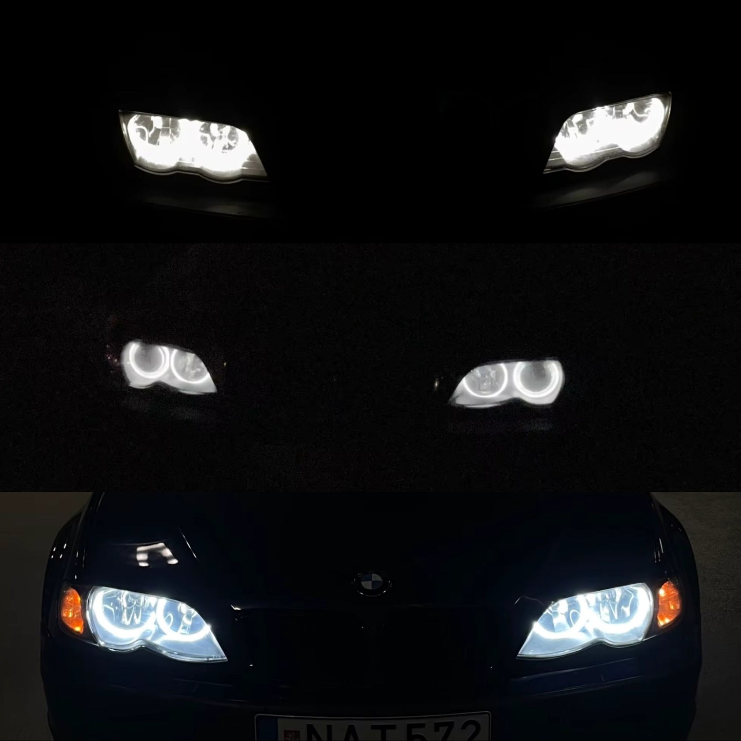 Cotton LED ангелски очи за BMW 3 серия E46