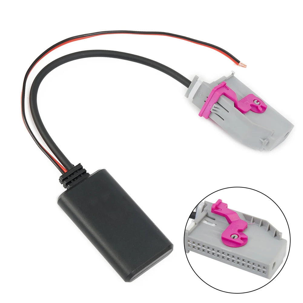 AUX Bluetooth кабел за Audi RNS-E – безжична връзка за музика.