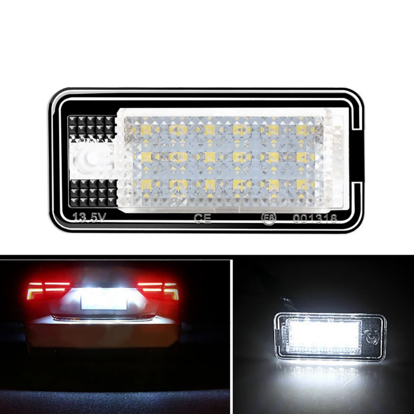 LED плафони за заден номер за Audi A3, A4, A6, A8, Q7