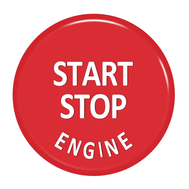 Висококачествени бутони Start Stop за BMW – червен.