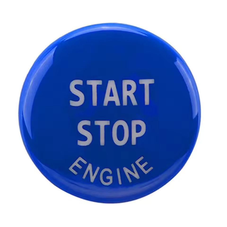 Висококачествени бутони Start Stop за BMW – син.