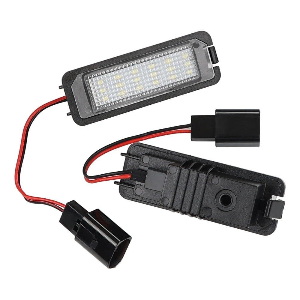 LED плафони за заден номер – съвместими с VW Golf, Passat, Polo.