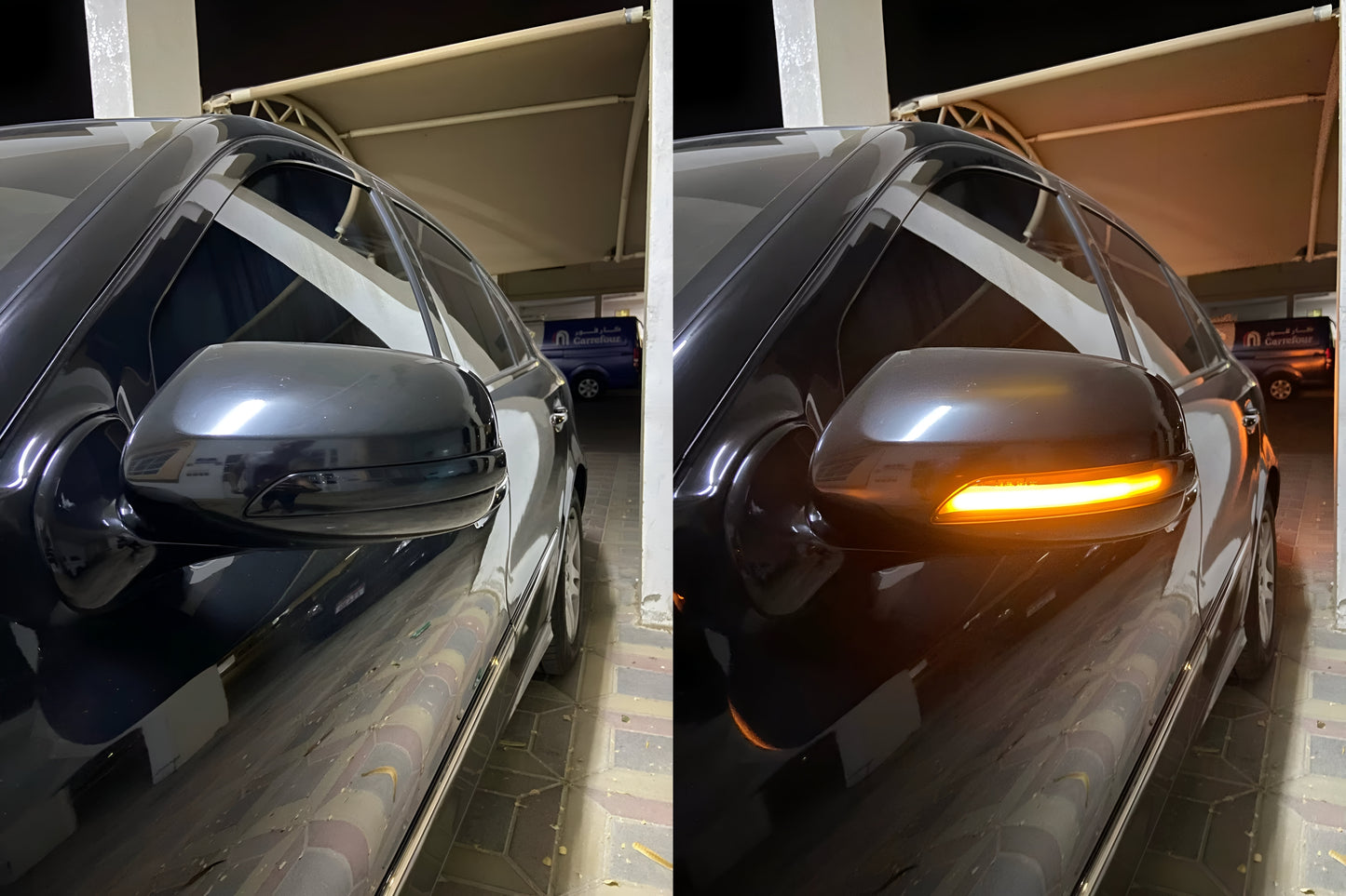 Висококачествени динамични мигачи за Mercedes Benz W211, W221, C219 и C216 - клиент