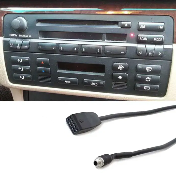 AUX кабел за BMW E46, E39, E53 – лесен монтаж