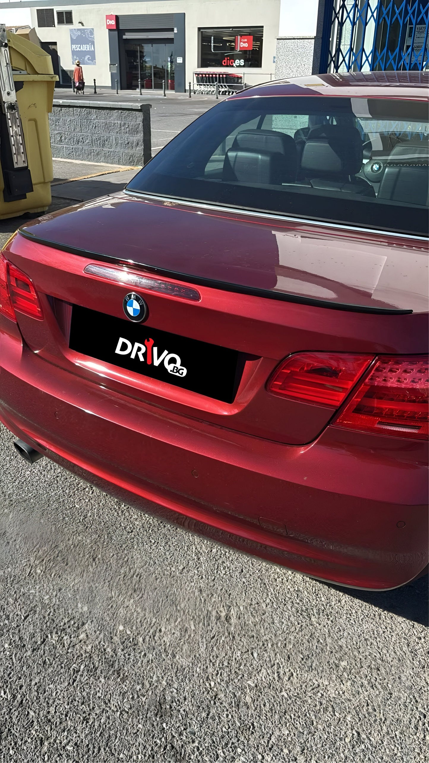 Лип за багажник на BMW 3 серия E92 и E93 - пример от клиент