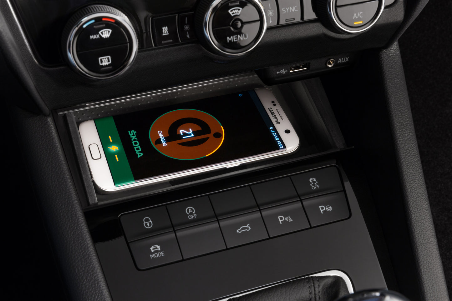 Модул за изключване на Start Stop системата за Skoda Octavia 3 - примерен бутон