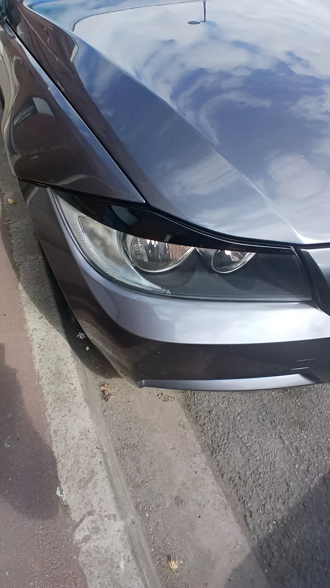 Висококачествени вежди за фарове на BMW E90 и E91 - клиент