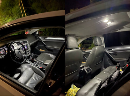 Комплект LED крушки за интериор на VW Golf.