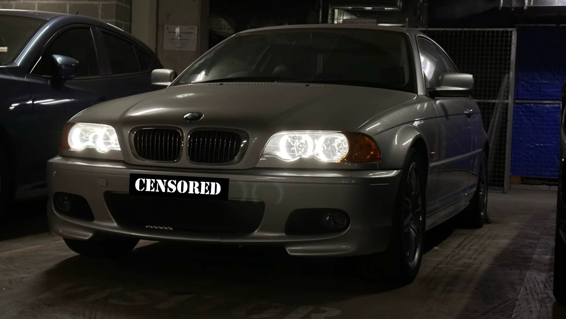 Cotton LED ангелски очи за BMW 3 серия E46 купе pre-face