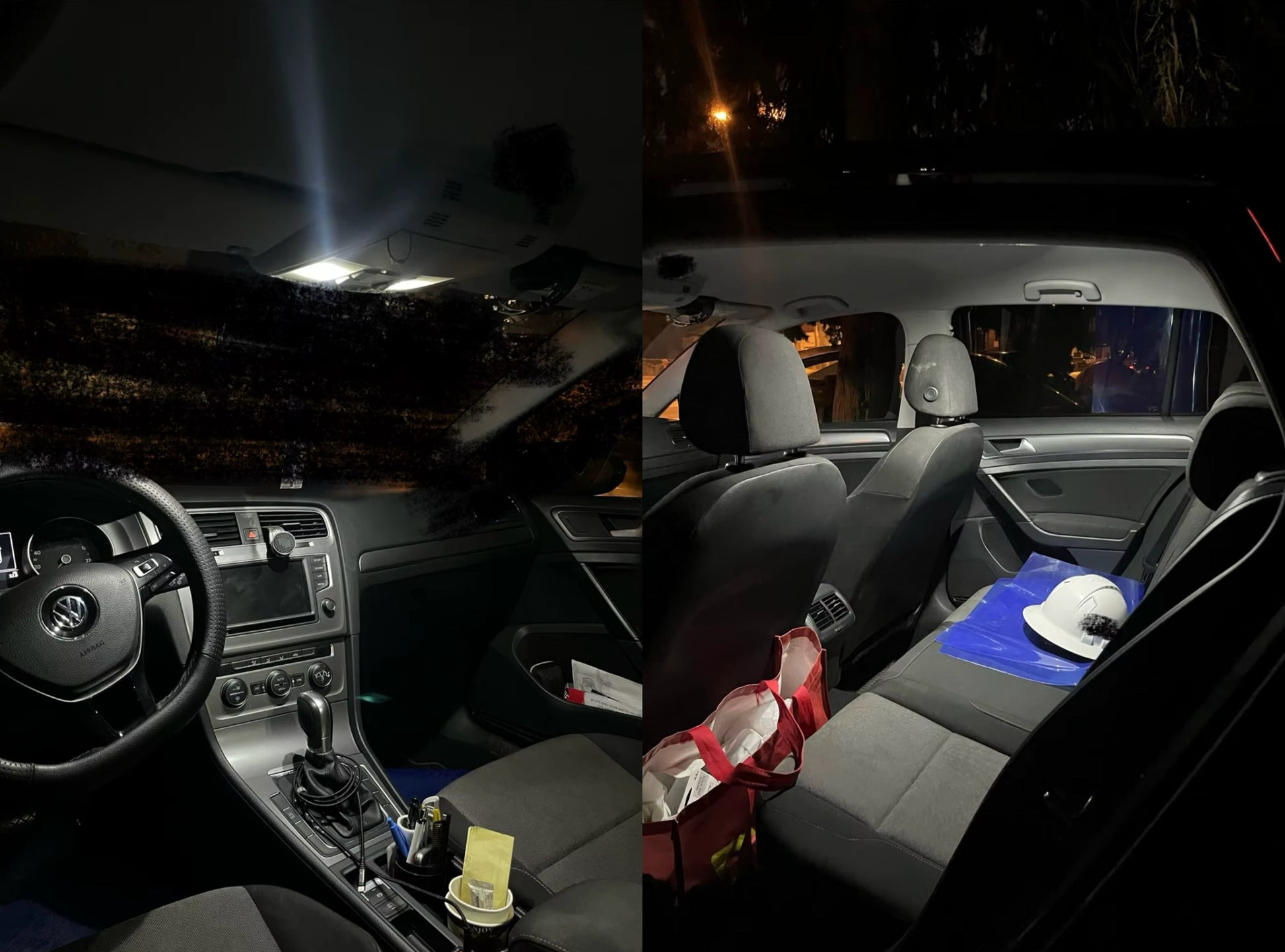 Интериорни LED крушки за VW Golf.