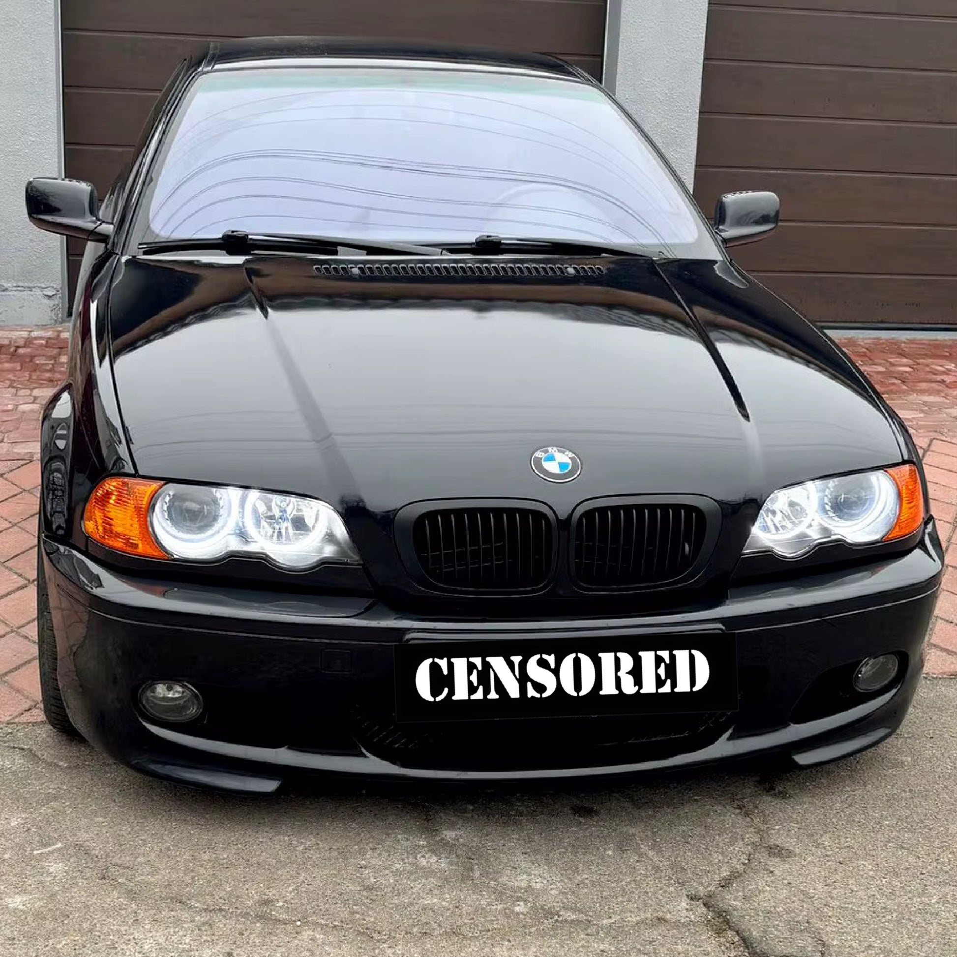 Cotton LED ангелски очи за BMW 3 серия E46 купе pre-face