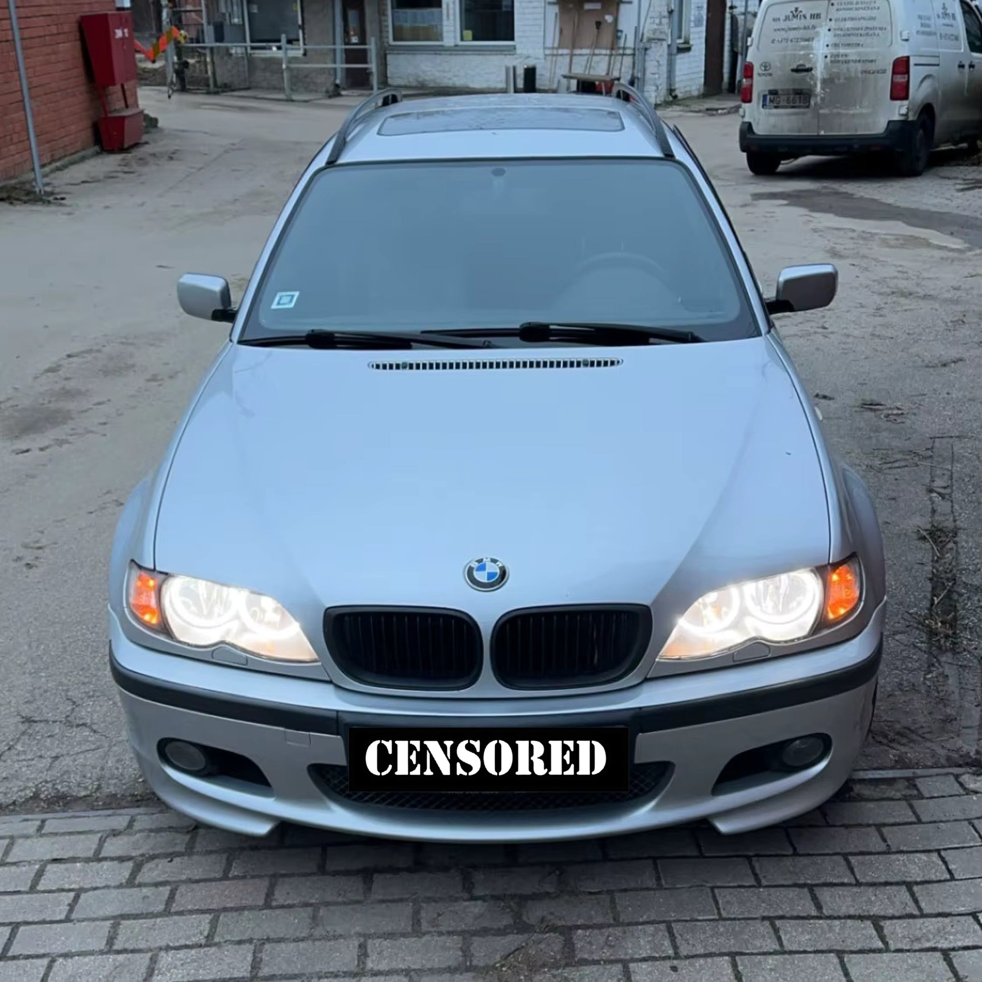 Cotton LED ангелски очи за BMW 3 серия E46 комби facelift