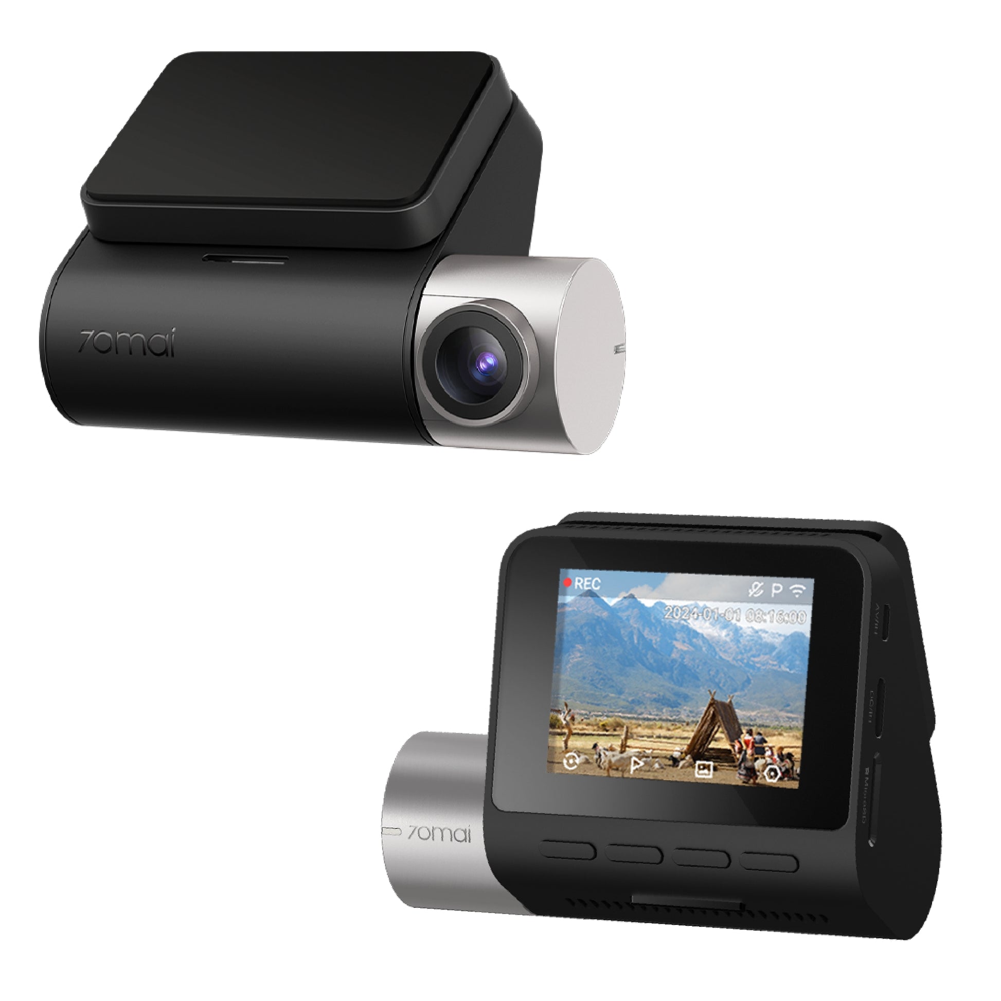 70MAI A510 Видеорегистратор с Предна и Задна камери - предна камера