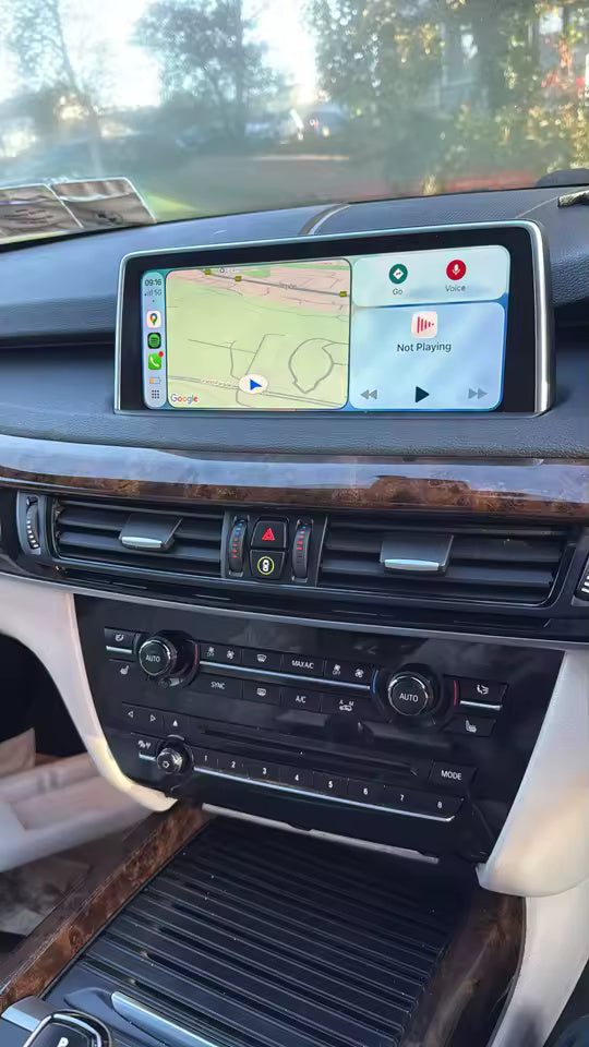 Висококачествен CarPlay и Android Auto за BMW с NBT навигация