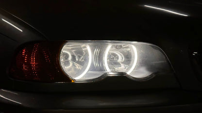 Cotton LED ангелски очи за BMW 3 серия E46 купе
