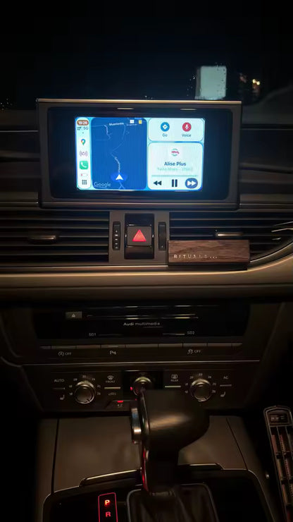 Висококачествен Carplay модул за RMC медия на Аudi A6 и A7 - пример