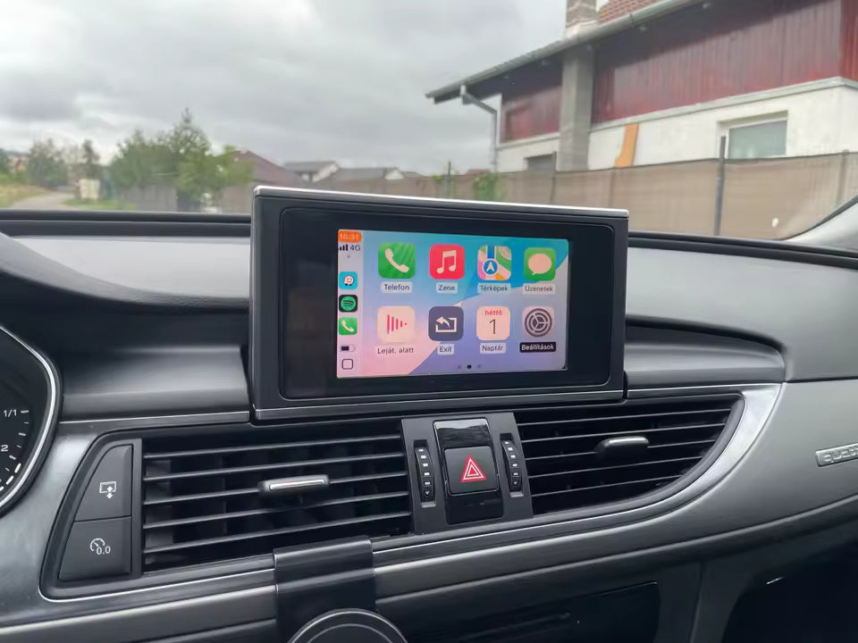 Висококачествен Carplay модул за RMC медия на Аudi A6 и A7 - клиент