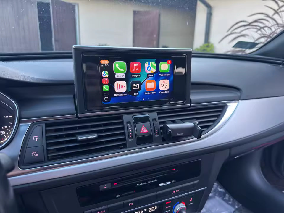 Висококачествен Carplay модул за RMC медия на Аudi A6 и A7 - клиент