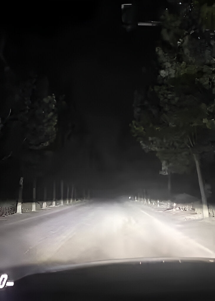 CANBus LED крушки с вградена лупа за прецизно осветяване - пример от клиент