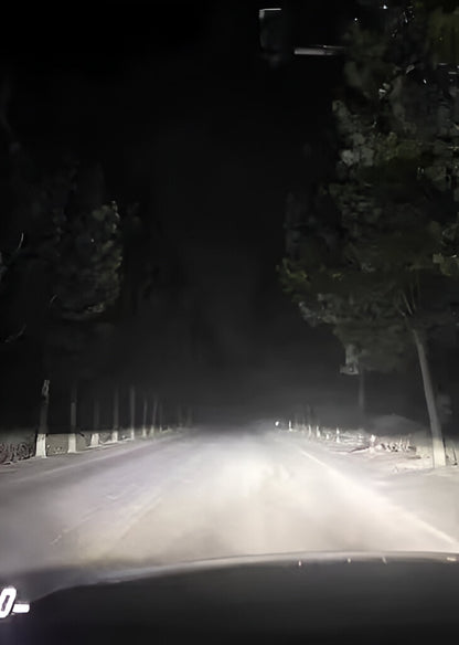 CANBus LED крушки с вградена лупа за прецизно осветяване - пример от клиент