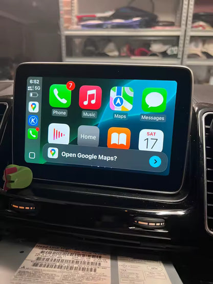 CarPlay и Android Auto модул за Mercedes-Benz с NTG 5.0 мултимедия - пример