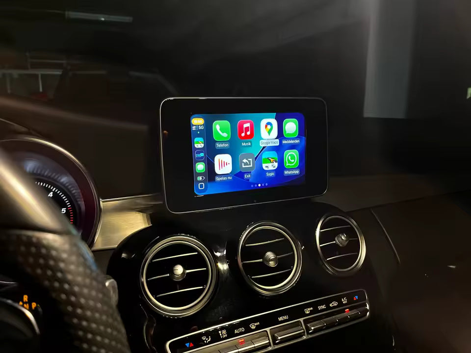 CarPlay и Android Auto модул за Mercedes-Benz с NTG 5.0 мултимедия - пример