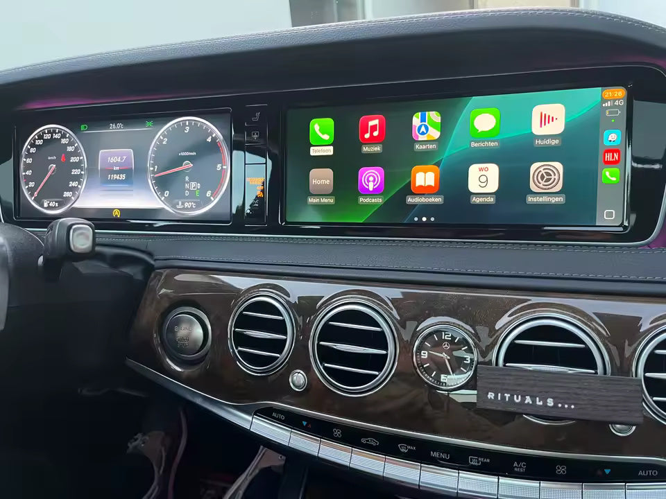CarPlay и Android Auto модул за Mercedes-Benz с NTG 5.0 мултимедия - пример