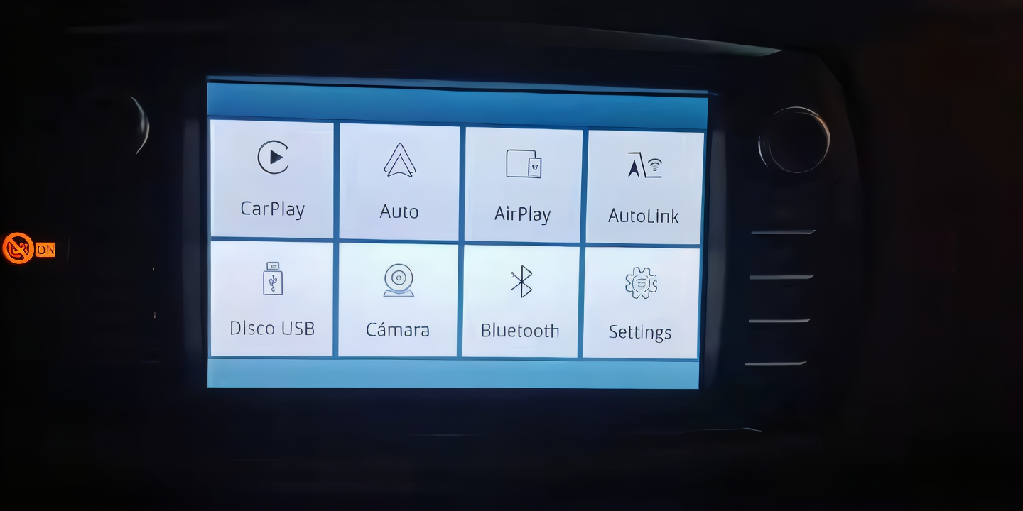 Carplay и Android Auto модул за Toyota Touch 2.0 и Entune 2.0 - начален екран