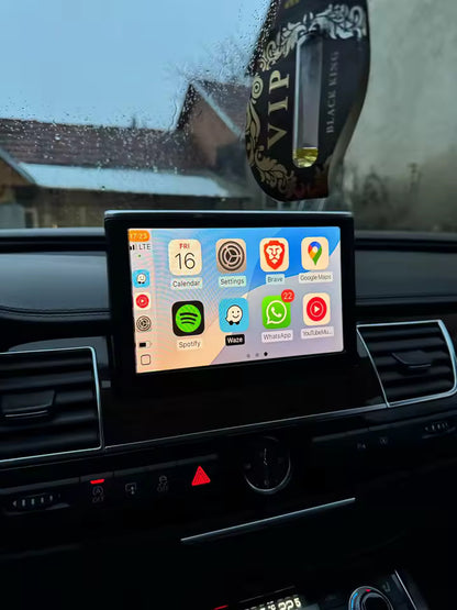 Висококачествен Carplay модул за Аudi a8 D4 с 3G MMI навигация - клиент