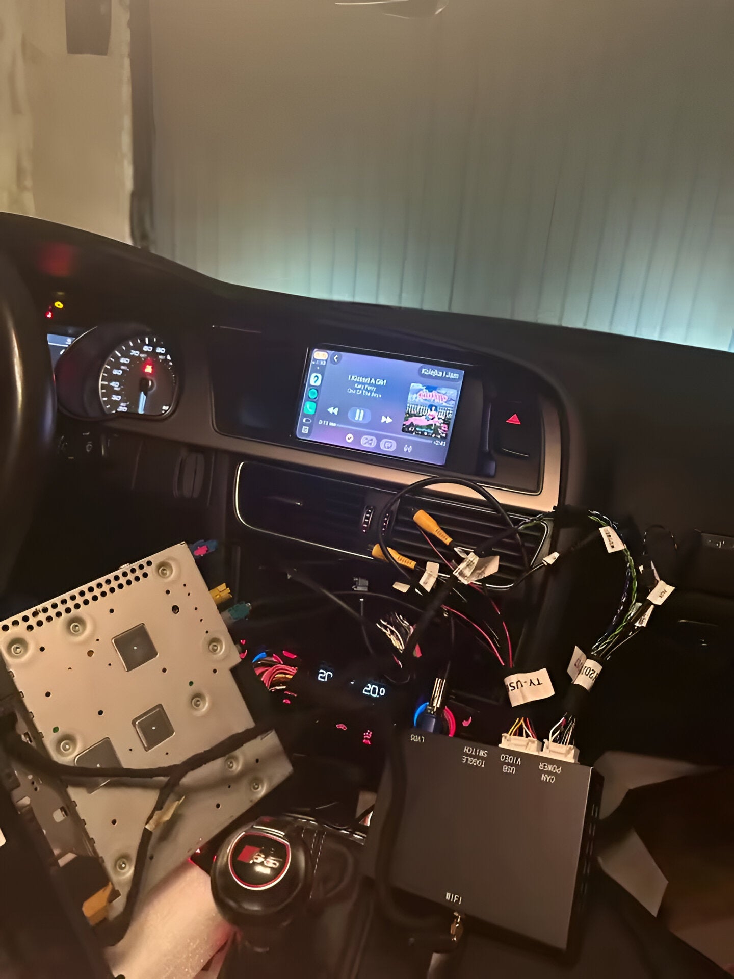 Висококачествен Carplay модул за Аudi 3G MMI навигации - пример от клиент