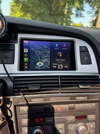 Carplay и Android Auto модул за Audi A6 C6 и Q7 8L - пример