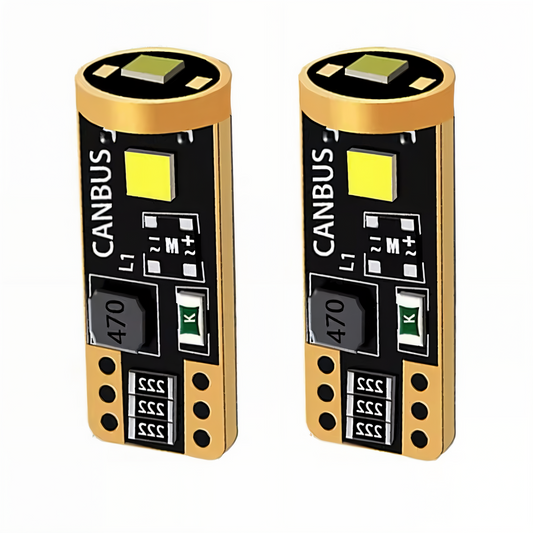 Изключително Мощни CANBus LED Крушки T10 за Габарити на Фарове