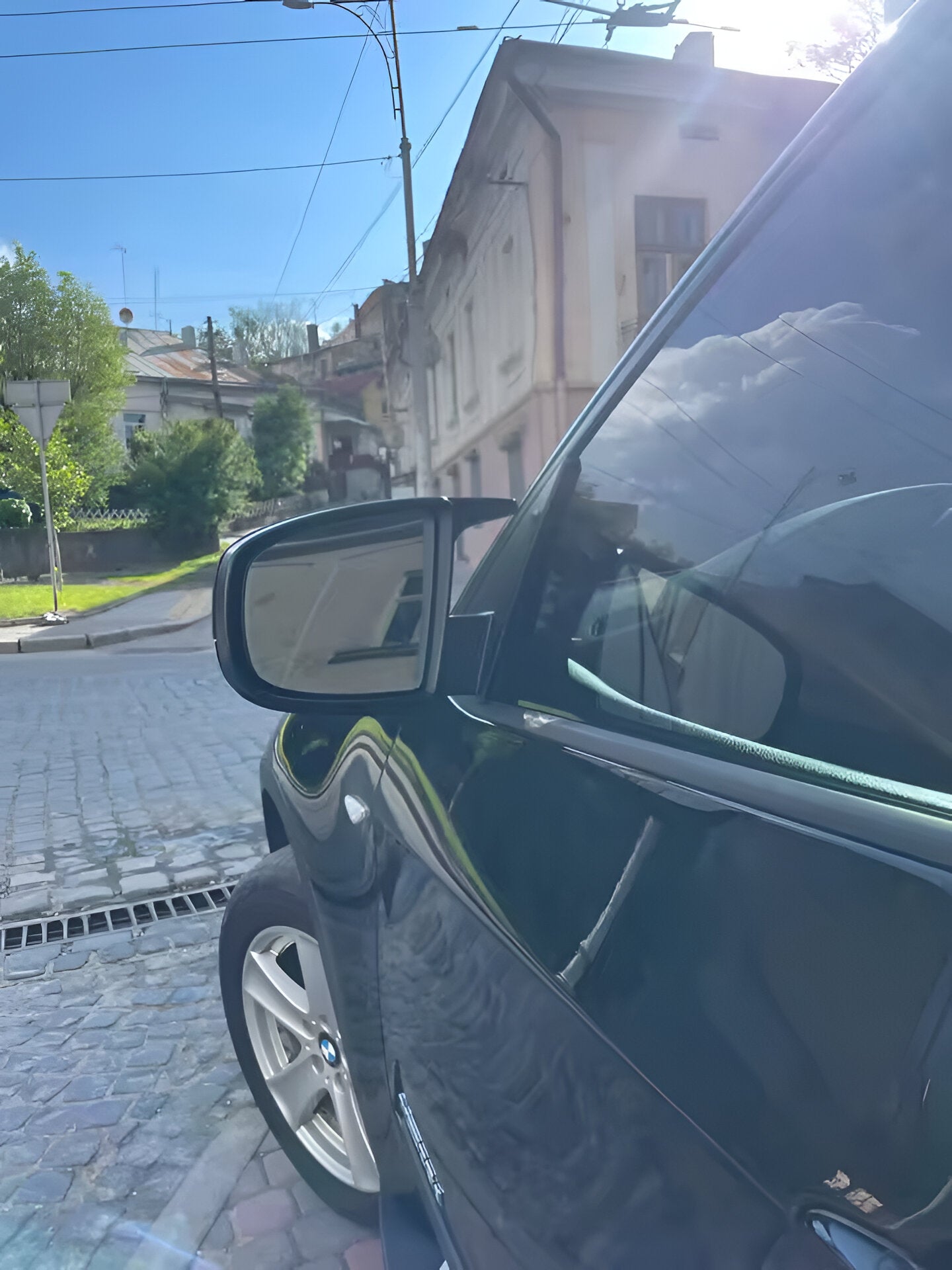 Batman капаци за огледала на BMW X5 E70 и X6 E71 - поглед откъм шофьорското място