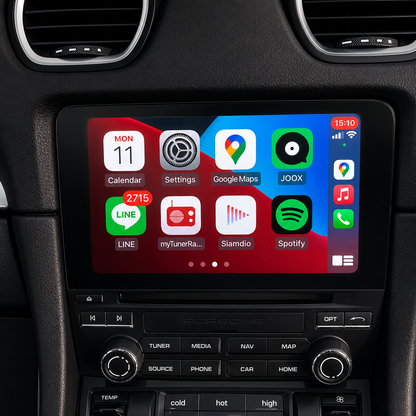 Висококачествен CarPlay модул за Porsche PCM 4.0 - пример