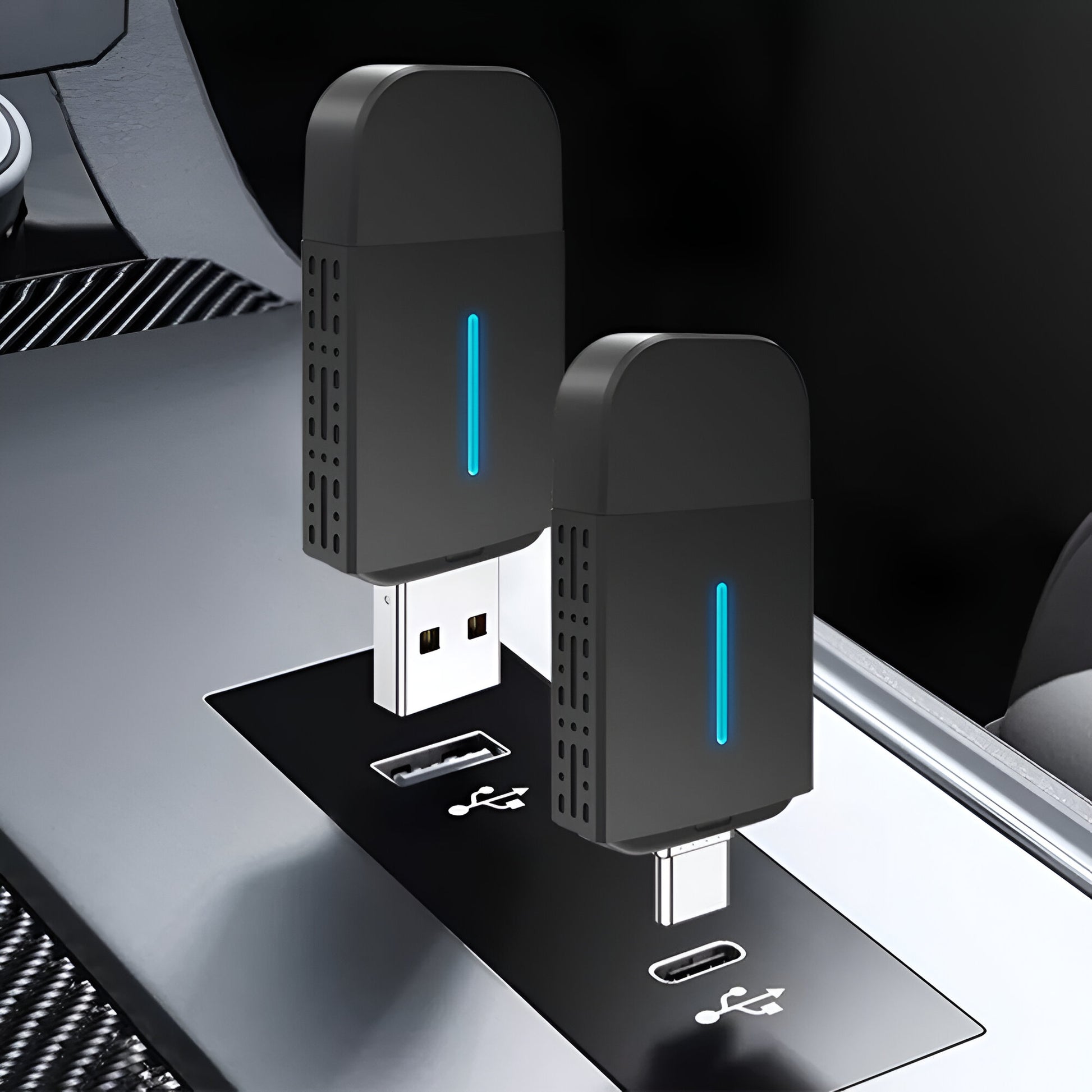 CarPlay и Android Auto адаптер за безжична връзка за USB и Type-C