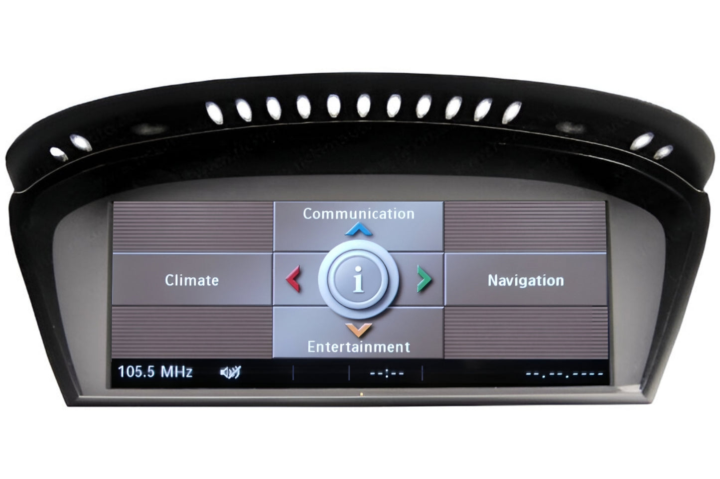 Висококачествен Carplay и Android Auto модул за CCC навигация на BMW - примерен екран на подходяща навигация