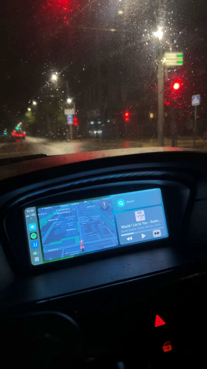 Висококачествен Carplay и Android Auto модул за CCC навигация на BMW - пример