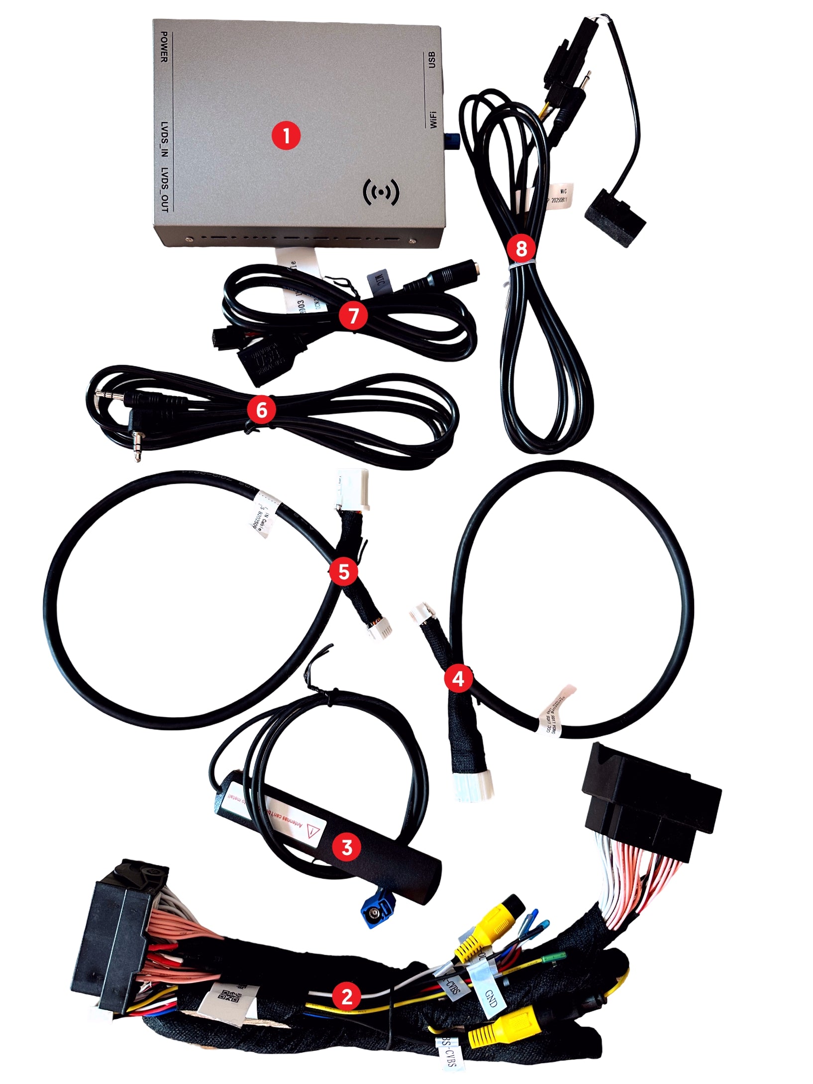 Висококачествен Carplay и Android Auto модул за CCC навигация на BMW - съдържание