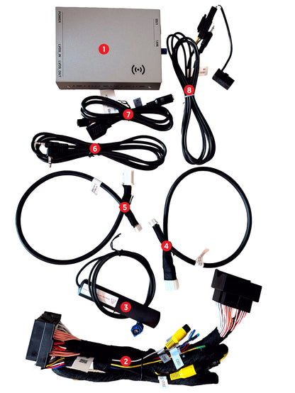 Висококачествен Carplay и Android Auto модул за CCC навигация на BMW - съдържание