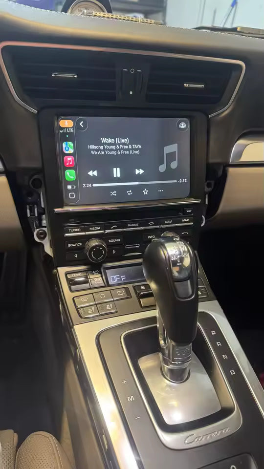 Висококачествен CarPlay и Android Auto модул за Porsche Cayenne, Macan и други с PCM 3.1 медия - примерна снимка