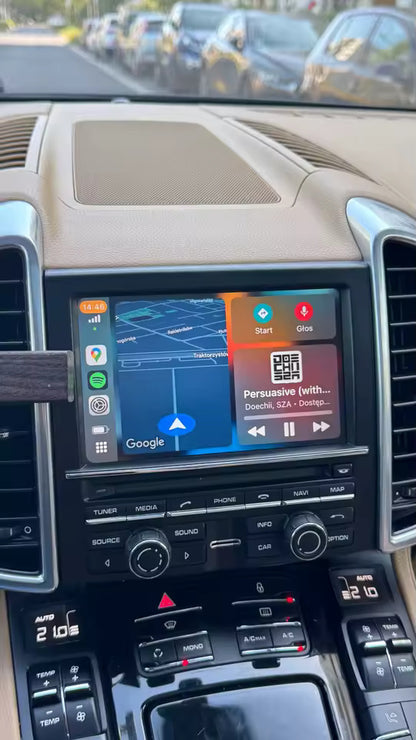 Висококачествен CarPlay и Android Auto модул за Porsche Cayenne, Macan и други с PCM 3.1 медия - примерна снимка