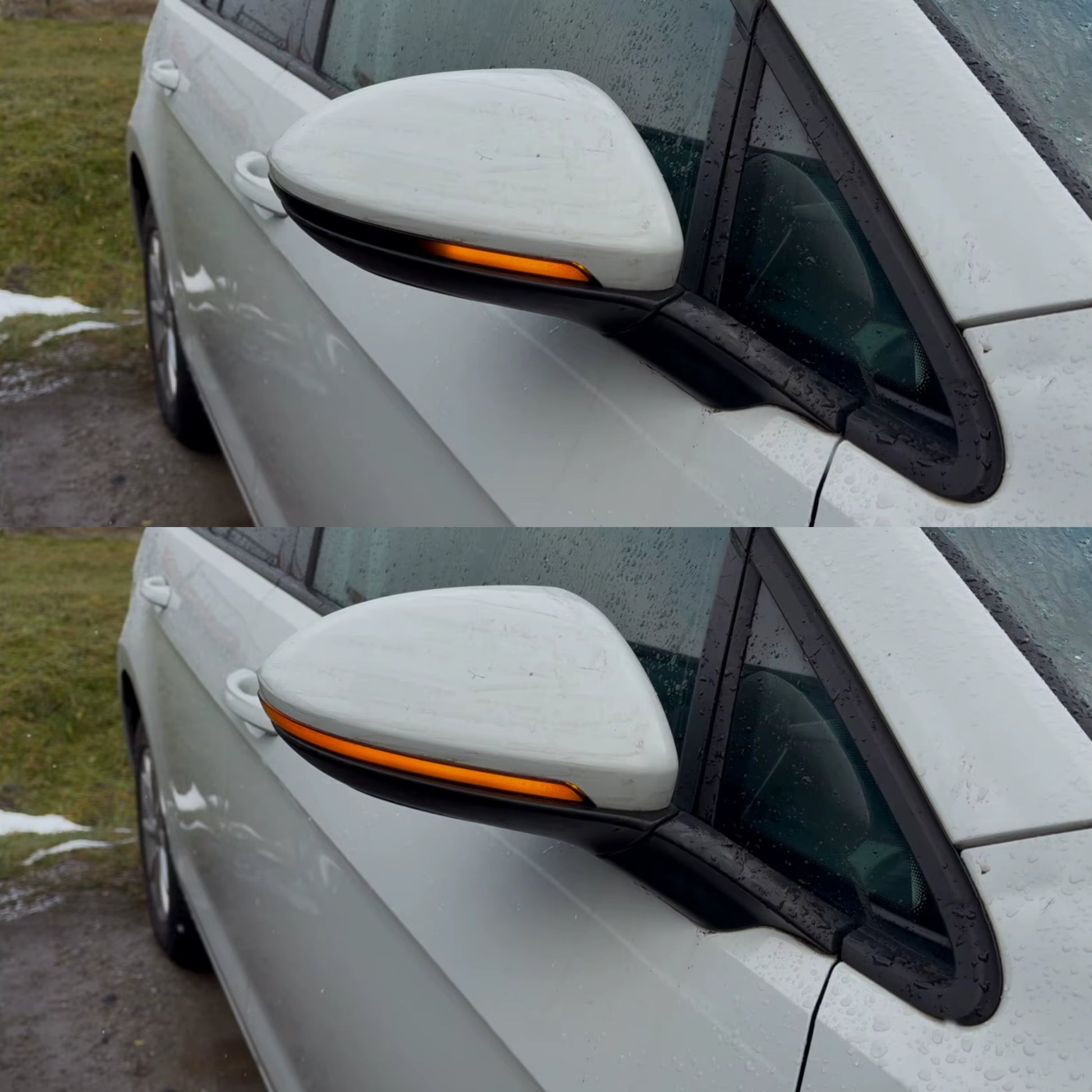 LED динамични мигачи за огледала на VW Golf 7 и Jetta 7 - пример