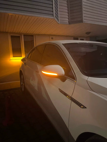  LED динамични мигачи за огледала на VW Golf 8, Passat B8 и Arteon - клиент