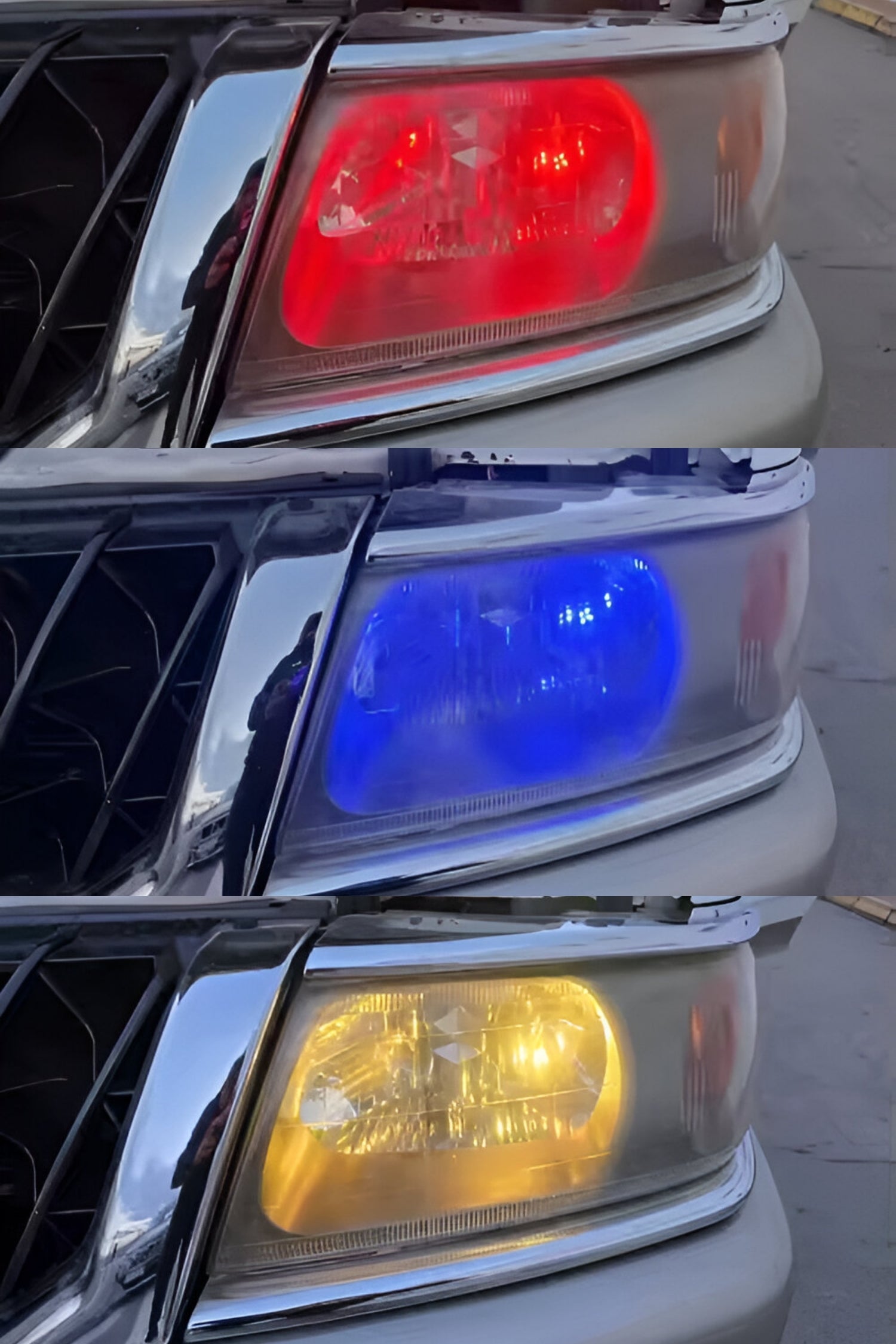 Комплект многоцветни T10 крушки и дистанционно за избор на цвят - примерни цветове