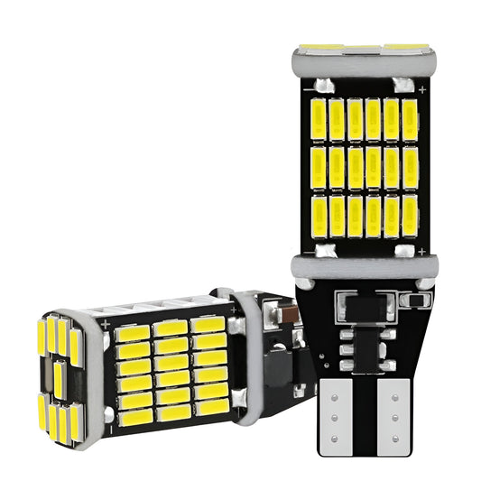 Изключотелно мощни T15 CANBus LED крушки за задна и габарити