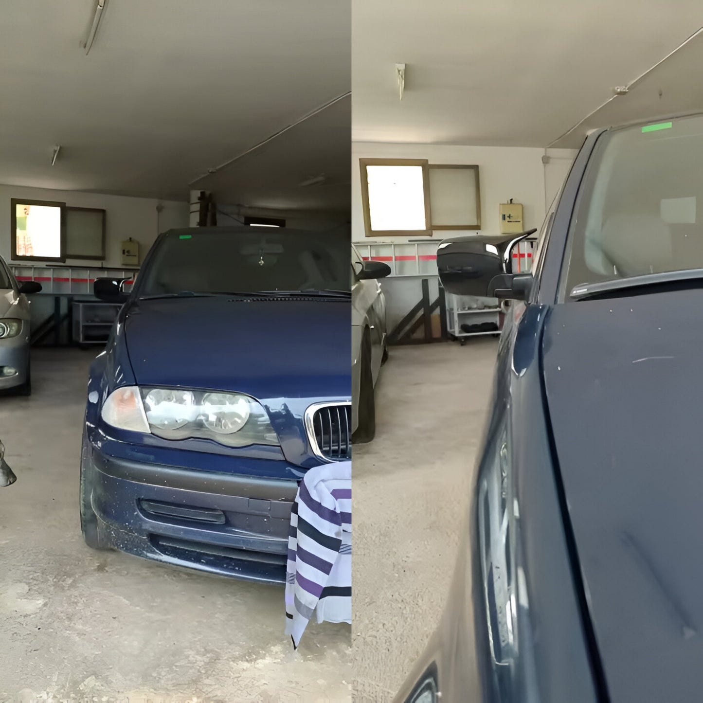 Нови висококачествени Batman капаци за E46 в цвят Пиано лак - клиент