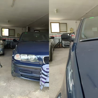 Нови висококачествени Batman капаци за E46 в цвят Пиано лак - клиент