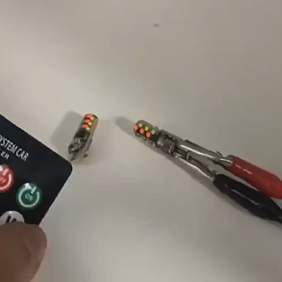 Комплект многоцветни T10 крушки и дистанционно за избор на цвят - видео с управление чрез дистанционното